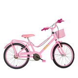 Bicicleta Infantil Aro 20 Brisa Feminina Monark Cor Rosa