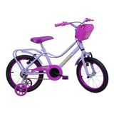 Bicicleta Infantil Brisa Monark Aro 16 Violeta Original