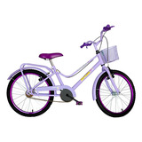 Bicicleta Infantil Brisa Monark Aro 20 Violeta