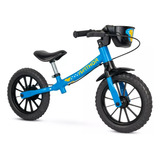 Bicicleta Infantil Equilibrio Sem Pedal Aro 12 Azul