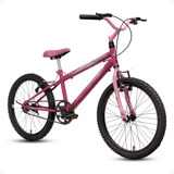 Bicicleta Infantil Feminina Aro 20 Flores Melody Com Cesta