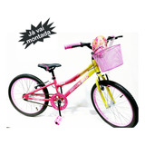 Bicicleta Infantil Houston Bixi Aro 20 Pronta Para Andar