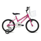 Bicicleta Infantil Infantil Bkl Bikes Infantil Lady Girl R16 - Rosa