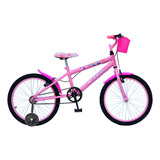Bicicleta Infantil Krs Butterfly R20 - Rosa