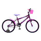 Bicicleta Infantil Krs Butterfly R20 - Violeta