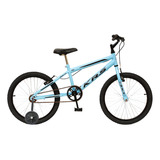 Bicicleta Infantil Krs Rebaixada R20 - Azul-celeste/preto