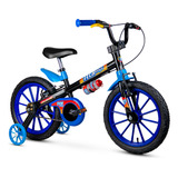 Bicicleta Infantil Menino Aro 16 Com Rodinha De Treinamento