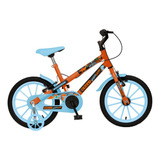 Bicicleta Infantil Menino Spinossauro Aventuras Aro 16 Colli Cor Laranja/neón Tamanho Do Quadro 12