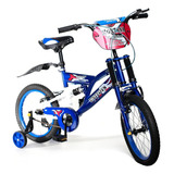 Bicicleta Infantil Montana Aro 16 Masculina Azul - Unitoys