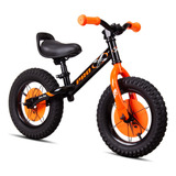 Bicicleta Infantil Pro X Balance Aro 12 Serie Kids Sem Pedal Cor Preto/laranja