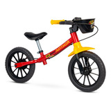 Bicicleta Infantil Sem Pedal Equilíbrio Balance Nathor Cor Fast