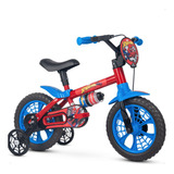 Bicicleta Masculina Aro 12 C/rodinha Homem Aranha