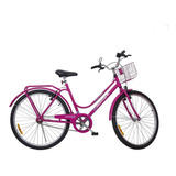Bicicleta Monark Brisa Adulto Aro 26 Rosa Fucsia
