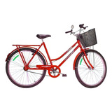 Bicicleta Monark Tropical Aro 26 Freios V-brake Cor Vermelho