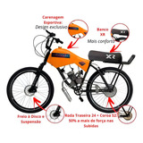 Bicicleta Motorizada 100cc 52 Fr Disk/susp Cargo Rocket Cor Laranja Ktm