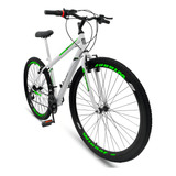 Bicicleta Mountain Bike Ello Bike Velox R26 - Branco/verde