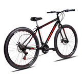 Bicicleta Mountain Bike Gts Feel Iron R29 Tamanho Do Uadro 17 - Preto/vermelho
