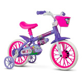 Bicicleta Nathor Violet Aro 12 Feminina Lílas/rosa