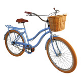 Bicicleta Passeio Maria Clara Bikes Passeio R26 Tamanho Do Uadro 17 - Azul-celeste