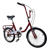 Bicicleta Tipo Monareta Antiga Aro 20 Retrô Vintage Gilmex