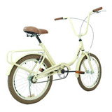 Bicicleta Tipo Monareta Antiga Retro Vintage Rma Exclusiva Cor Creme