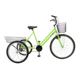 Bicicleta Triciclo Aro 26 - Super Prátika -6 Opções De Cores