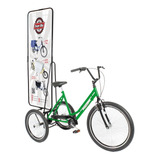 Bicicleta Triciclo Propaganda Verde - Dream Bike 