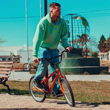 Bicicleta Ultra Bikes Aro 20 Infantil Adolescente Reforçada Cor Preto Fosco