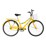 Bicicleta Urbana Monark Aro 26 Antiga Com Cesto