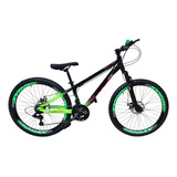 Bicicleta Viking Tuff 44 Freeride Alumínio Câmbios Shimano Cor Preto Tamanho Do Quadro 14