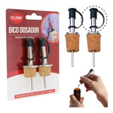 Bico Dosador Inox Tampa Rolha Azeite Vinagre Vinho 2und