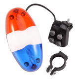 Bicycle Bell 6 Led 4 Tone Horn Led Light Electronic Sirene B