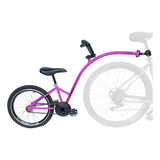 Bike Caroninha Altmayer Reboque Bicicleta Auxiliar Al-265ro Rosa