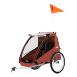 Bike Trailer Cadeirinha Até 2 Thule Cadence Hot Sauce Red