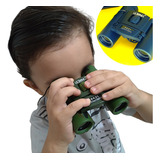 Binóculo Infantil Pequeno Longo Alcance 8x21 Profissional Uv Cor Verde-escuro