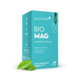 Biomag Magnesio Biodisponível Bisciglinato Puravida 60 Cáps