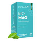 Biomag Magnesio Quelato Bisciglinato Puravida 60 Cápsulas