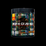 Black Skull Pre Workout Premium Bone Crusher 300g Com Creatina E Beta Sabor Frutas Vermelhas