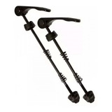 Blocagem Roda Alumínio Bike Aperto Rápido D 108mm T145mm Par