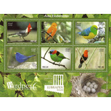 Bloco 153 Aves Exuberantes Brasileiras Birdpex Lubrapex 2009