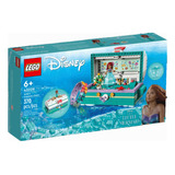 Bloco De Montar Lego Disney Baú De Tesouro Da Ariel 370pçs