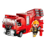 Bloco De Montar Set Bombeiros Em Açao - Coleçao Mine City Quantidade De Peças 130 Versão Do Personagem Lançador De Misseis