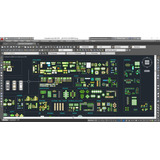 Blocos Autocad Coloridos/hachura P/ Planta Humanizada