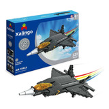 Blocos De Montar Avião De Combate 222 Peças Compatível Lego