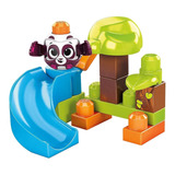 Blocos De Montar Fisher Price Tobogã Dos Pandas Mattel