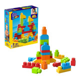 Blocos De Montar Jogo De Construção Vamos Construir! 40 Peças Mega Bloks