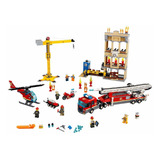 Blocos De Montar Legocity Downtown Fire Brigade 943 Peças Em Caixa
