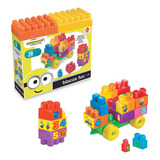 Blocos Fun De Montar Minions 38 Peças Líder Brinquedos