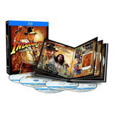 Blu Ray Coleção Indiana Jones - Ed. Luxo Cardbook Dub/leg