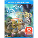 Blu-ray 3d+2d + Dvd Zhu Zhu Pets - Dublado - Lacrado - Hd